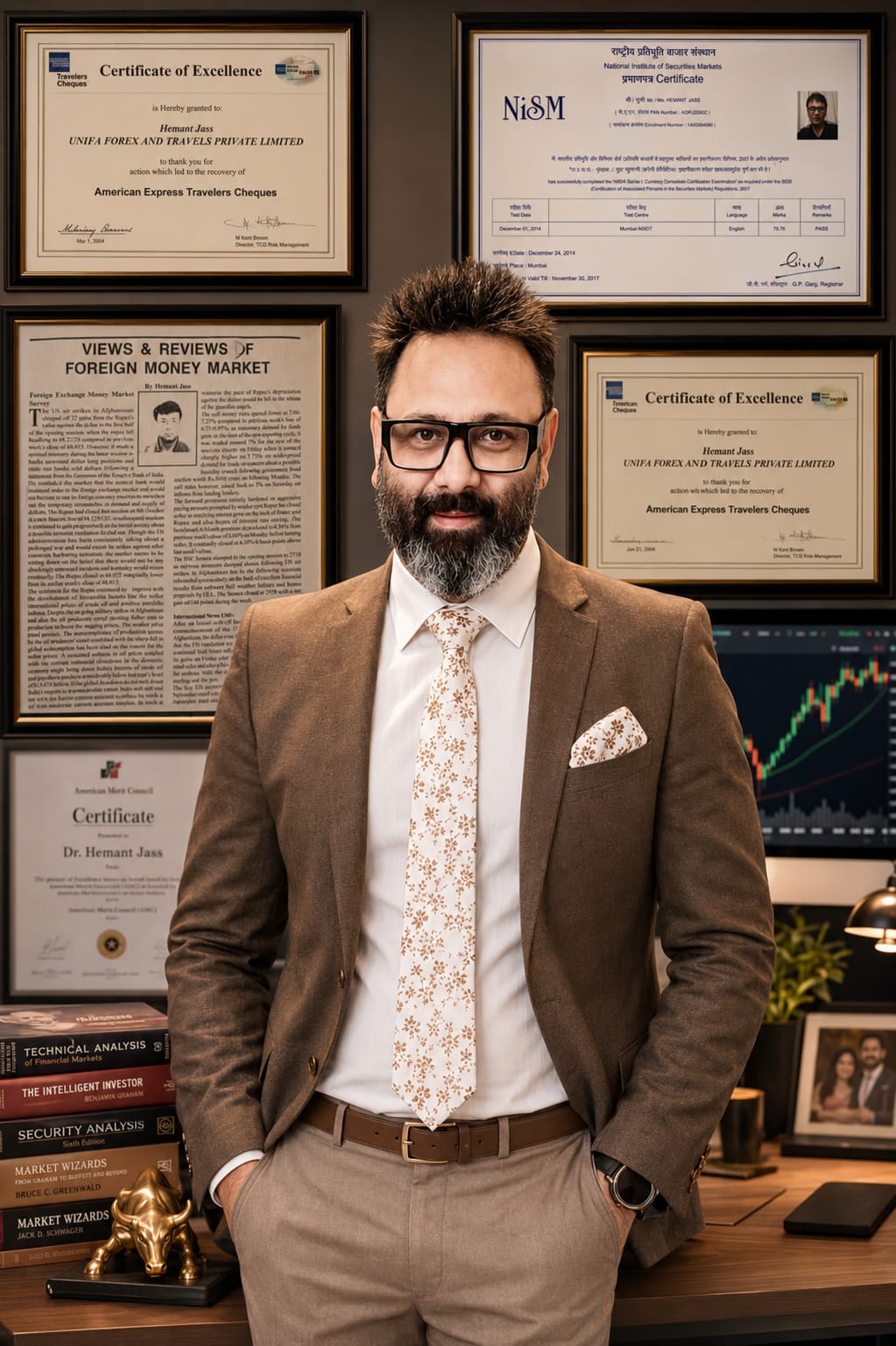 Dr. Hemant Jass — certified trading mentor with NISM and international excellence certificates